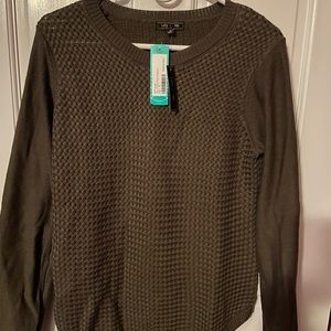 Stitch Fix olive green sweater